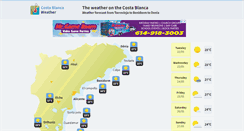 Desktop Screenshot of costablanca-weather.com