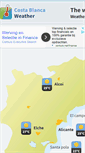 Mobile Screenshot of costablanca-weather.com